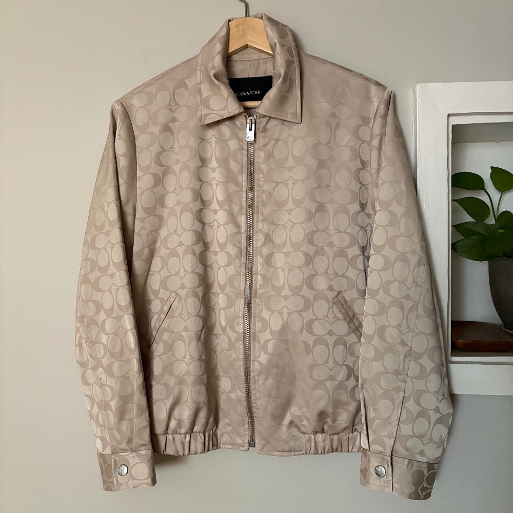 Coach Monogram Coach Bomber Jacket